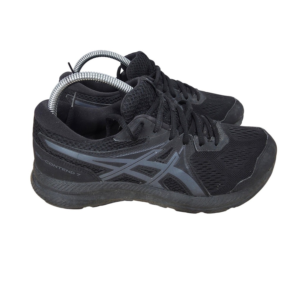 ASICS Gel-Contend 7 Running Shoes Womens 9 Black Sneakers Trainers 1012A911